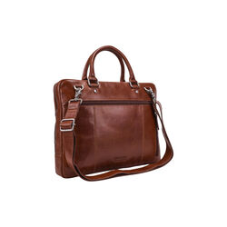 Cambridge computertaske single, cognac, Leonhard Heyden