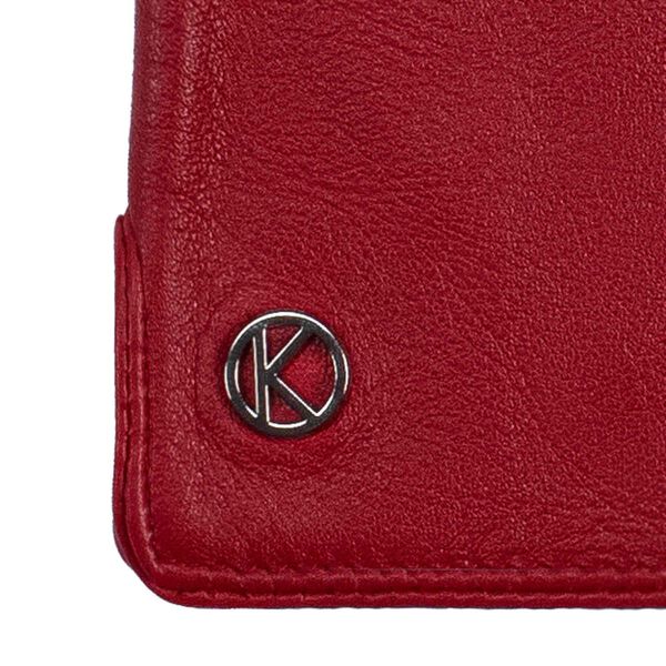 Carla læderhandske, crimson, Kessler