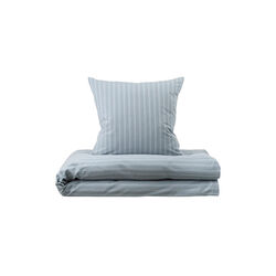 EVEN STRIPE&nbsp;senget&oslash;j, blue haze, Georg Jensen Damask