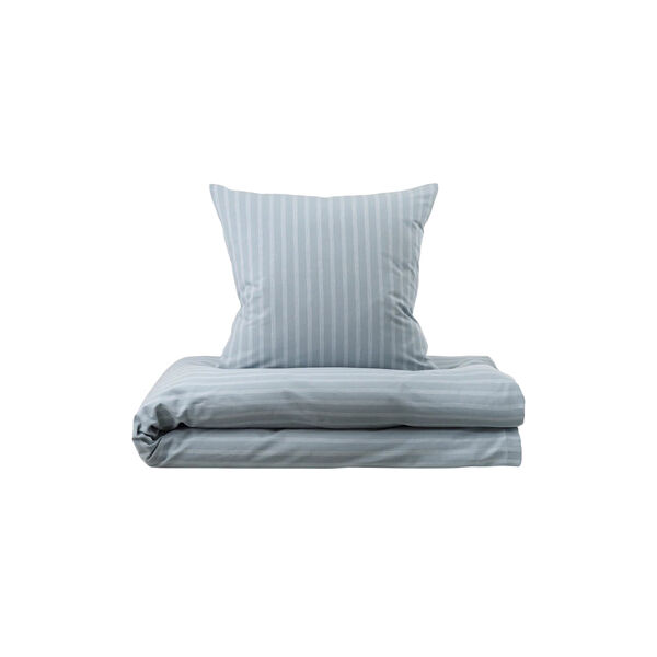 EVEN STRIPE&nbsp;senget&oslash;j, blue haze, Georg Jensen Damask