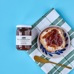 Marmelade Rabarber, hindb&aelig;r & vanilje, Nicolas Vah&eacute;