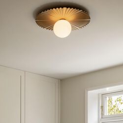 Liila Muuse Medium Ceiling Lamp, nordic gold/opal Liila Muuse Medium Ceiling Lamp, nordic gold/opal, Nuura