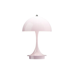 Panthella 160 Portable bordlampe, opal pale rose, Louis Poulsen