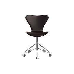 Serie 7&trade; 3117 fuldpolstret kontorstol, Grace Black, Fritz Hansen