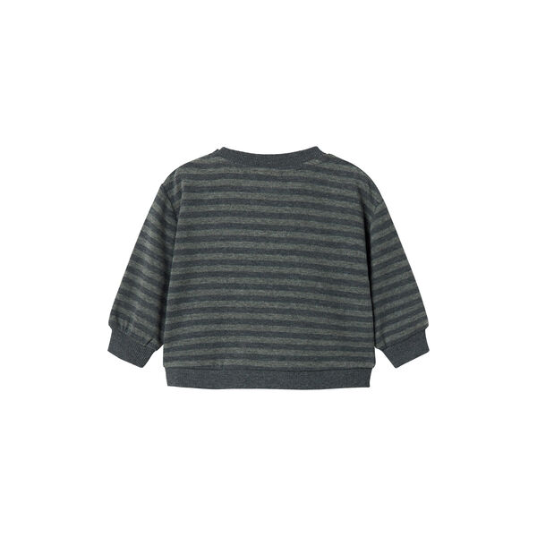 Tammas B Sweatshirt, forest stripe mel. Tammas B Sweatshirt, forest stripe mel., MarMar Copenhagen