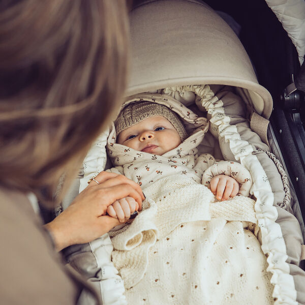 Kaleche til 3-i-1 babynest, jetty beige, Sebra