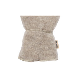 Wool Fleece Miitens Jay, khaki melange, Wheat