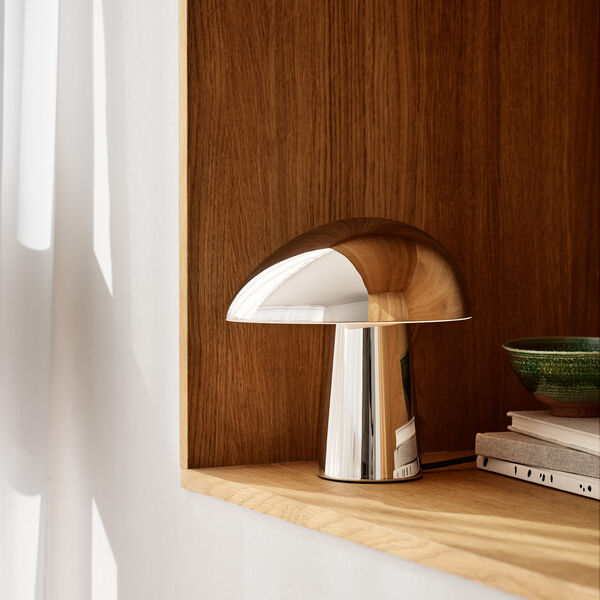 Night Owl™ bordlampe, polished steel Night Owl™ bordlampe, polished steel, Fritz Hansen