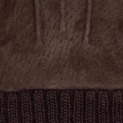 Liv læderhandske, dark brown, Kessler