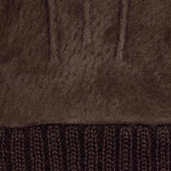 Liv læderhandske, dark brown, Kessler