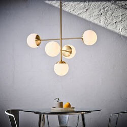 Lord Diva Pendant, brass/opal, Rubn