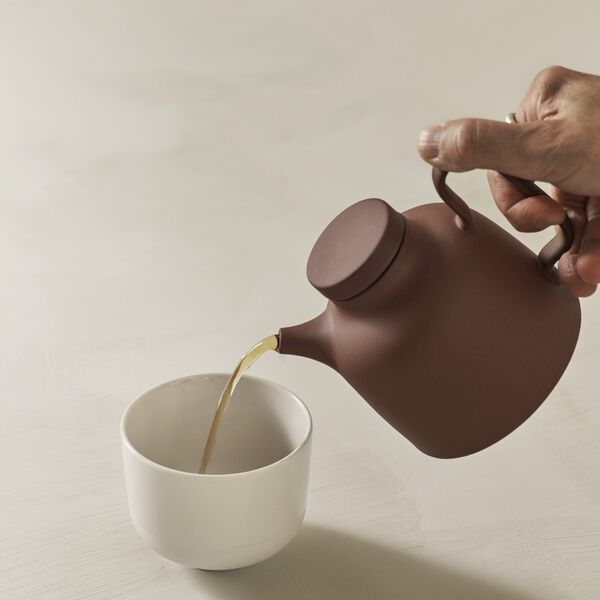 Sand Secrets Tea Pot, red clay Sand Secrets Tea Pot, red clay, Design House Stockholm