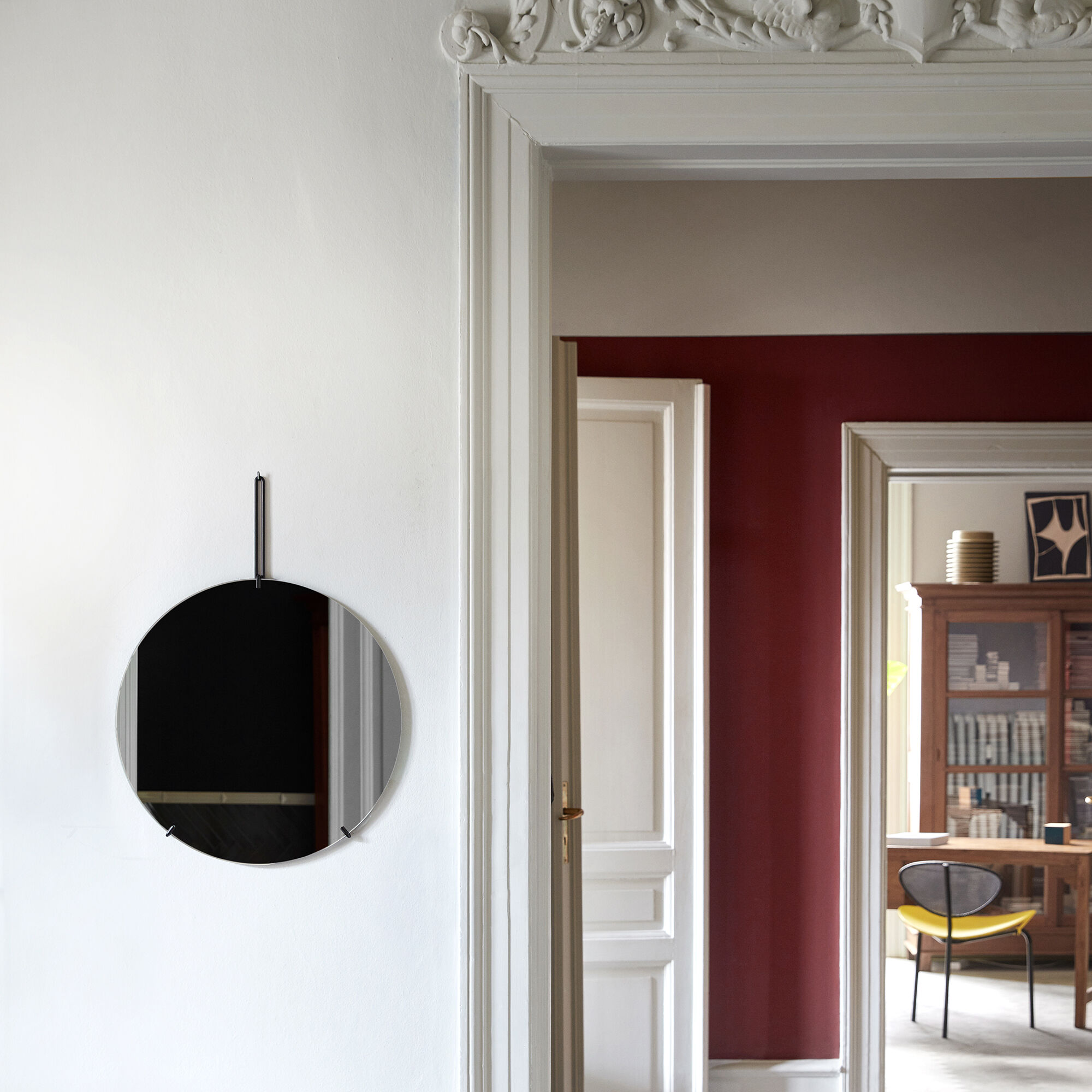 Køb Wall Mirror, black | MOEBE