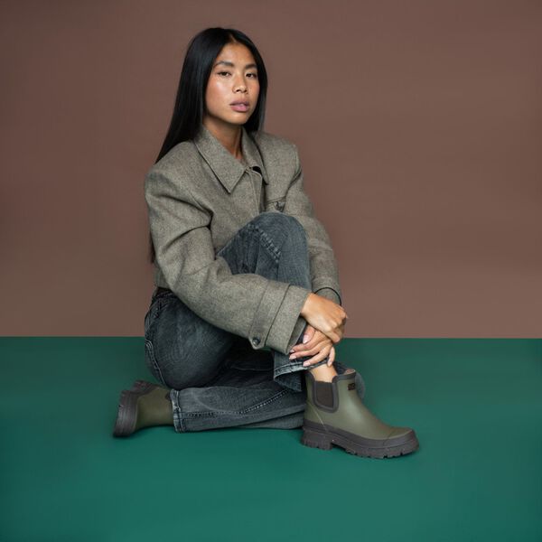 Liv Waterproof, dark olive, WODEN