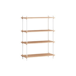 Shelving Classic Medium, oak/white, MOEBE