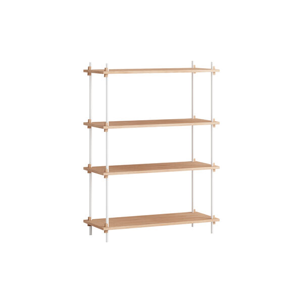 Shelving Classic Medium, oak/white, MOEBE