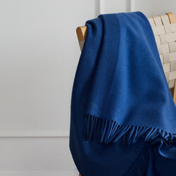 Secret plaid, 02206 indigo/cobalt, Silkeborg Uldspinderi