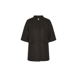 Anette Wool Cape - Short, forest green, LA RŌUGE
