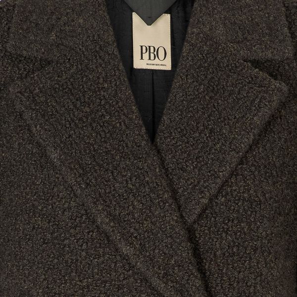 3560PBOTeddy coat, dark brown, PBO