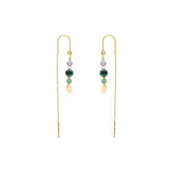 Sirene Øreringe, green, Nuni Copenhagen