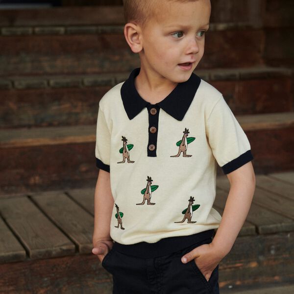 Polo w. Embroidery, Copenhagen Colors Organics