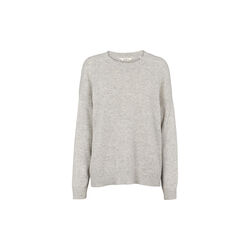 Lise O-Neck, light grey mel., Basic Apparel