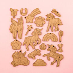 Unicorn trælegetøj | Regnbuevenner, Crateit