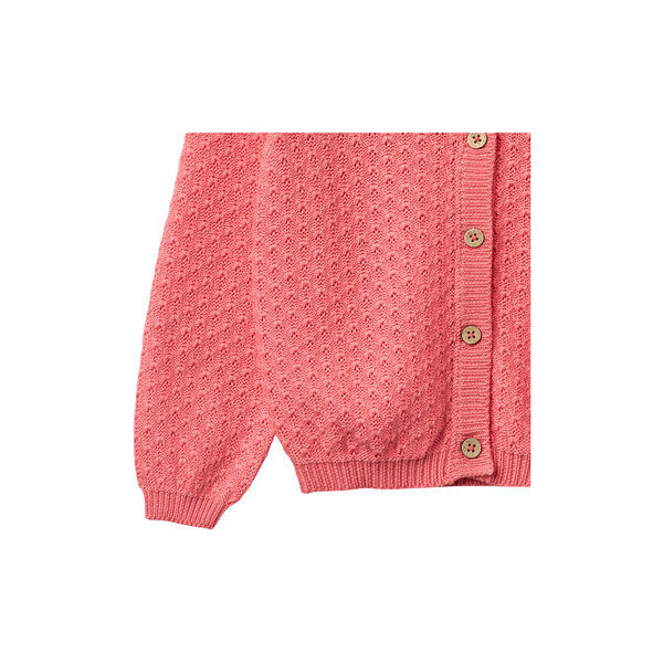 Knit Cardigan Magnella, coral, Wheat