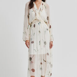 Florala Maxi Dress, summer sand, Second Female