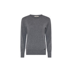 Elaine Cashmere Jumper, d.grey mel, Micha