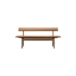 The Mogensen Bench bænk, olieret eg/cognac, Fredericia Furniture
