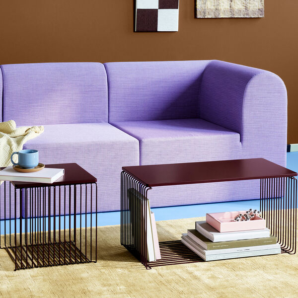 Panton Wire Extended topplade, 07 black red, Montana Furniture