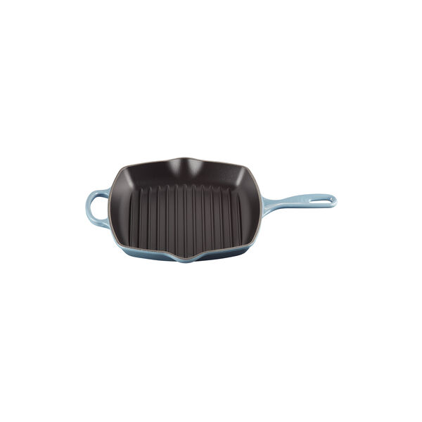 Signature kvadratisk grillpande 26 cm, chambray, Le Creuset