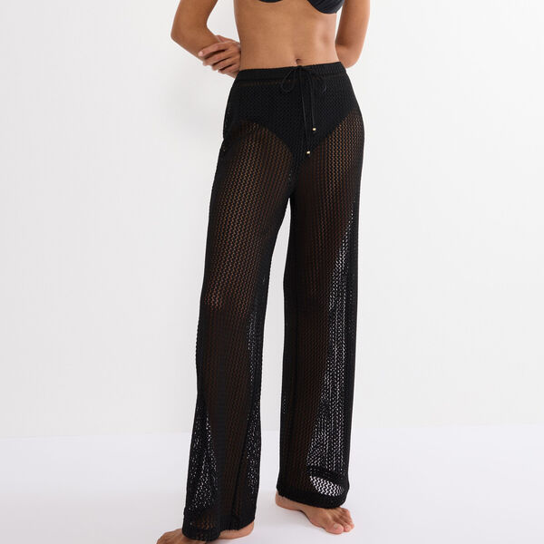 Beach MyWear Crochet Trousers, black, Triumph
