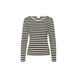 SassiaPW T-shirt s/s, black stripe, Part Two
