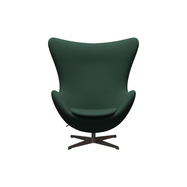 &AElig;gget&trade; 3316 loungestol, Christianshavn 1160 dark green uni/brown bronze, Fritz Hansen
