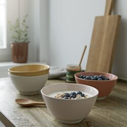 Colorit skål Ø 14 cm, rose, Knabstrup Keramik