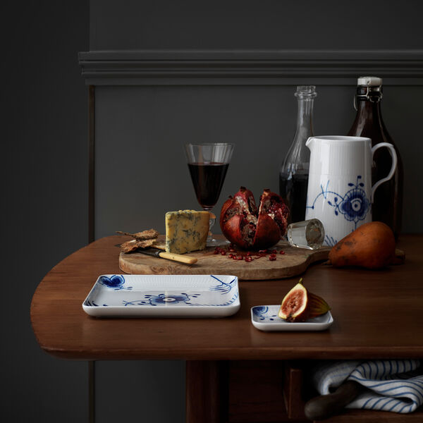 Blå Mega Riflet kande 1,5 L, Royal Copenhagen