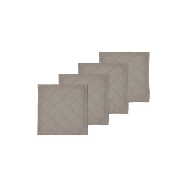 Tiles serviet, taupe, S&ouml;dahl