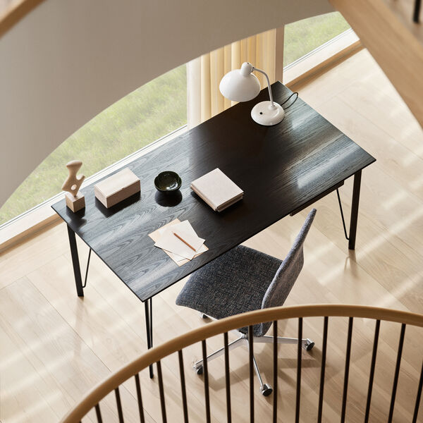 FH3605™ skrivebord, black ash/black FH3605™ skrivebord, black ash/black, Fritz Hansen