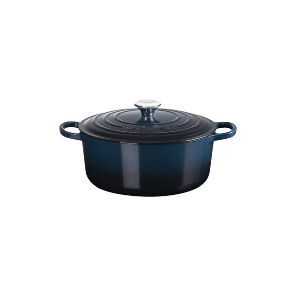 Signature rund st&oslash;bejernsgryde &Oslash; 28 cm, nuit, Le Creuset