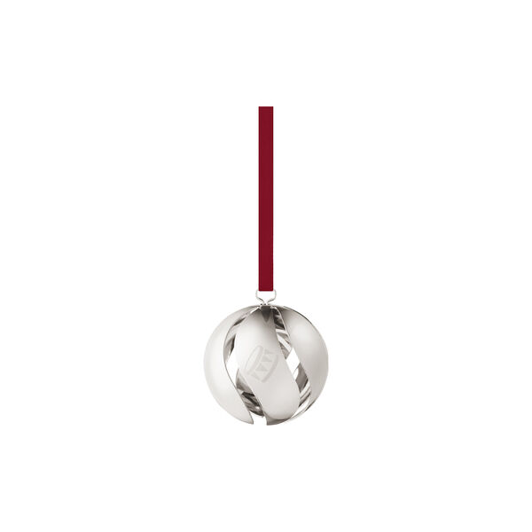 2026 Julekugle, s&oslash;lv, Georg Jensen