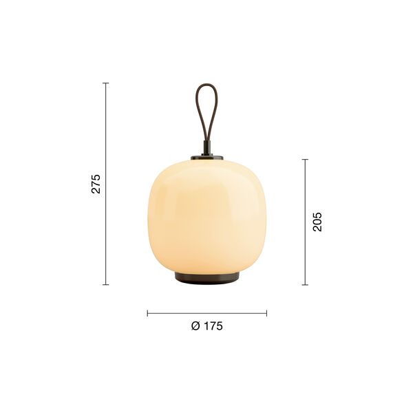 VL45 Radiohus Portable lampe, pale yellow, Louis Poulsen