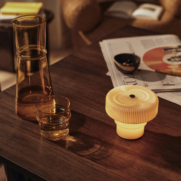 Ripple Portable Lamp | H 10 | Oat | Belysning, Ferm Living