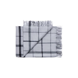 Warp and Weft plaid, 02105 stable - concrete/midnight, Silkeborg Uldspinderi