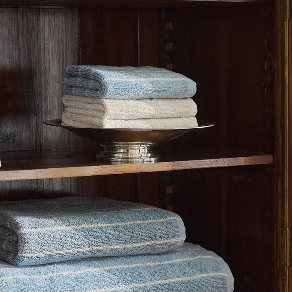 STRIPE 1979 vaskeklud, blue hour, Georg Jensen Damask