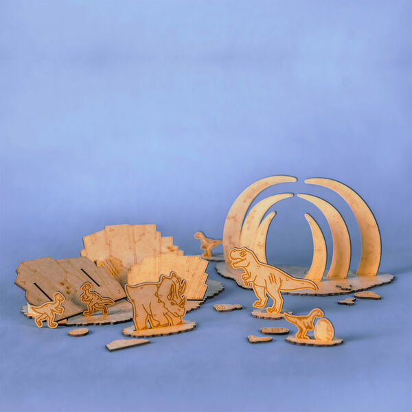 Dinosaur tr&aelig;leget&oslash;j | Kampen i &oslash;demarken, Crateit