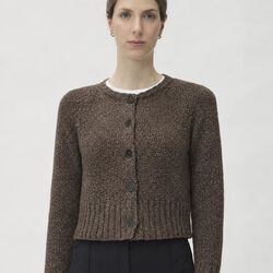 Cardigan i Dixit, brown melange, ELISE GUG