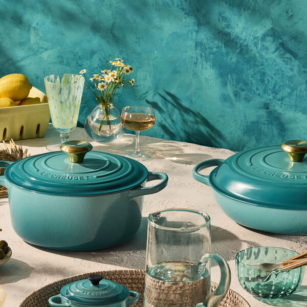 Signature Buffetgryde 30 cm, bleu riviera, Le Creuset