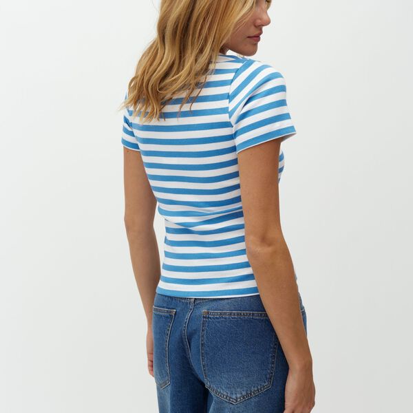 Otis-M T-shirt, bering sea stripe, mbyM